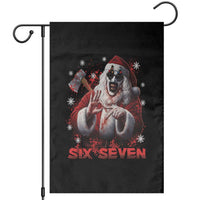 67 Terrifier Santa Horror Christmas Garden Flag Funny Six Seven Meme Holiday Movie - Wonder Print Shop