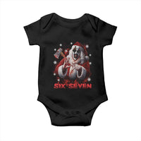 67 Terrifier Santa Horror Christmas Baby Onesie Funny Six Seven Meme Holiday Movie - Wonder Print Shop