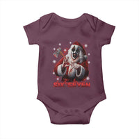 67 Terrifier Santa Horror Christmas Baby Onesie Funny Six Seven Meme Holiday Movie - Wonder Print Shop