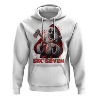 67 Terrifier Santa Horror Christmas Hoodie Funny Six Seven Meme Holiday Movie - Wonder Print Shop