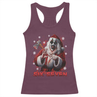 67 Terrifier Santa Horror Christmas Racerback Tank Top Funny Six Seven Meme Holiday Movie - Wonder Print Shop