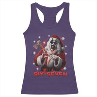 67 Terrifier Santa Horror Christmas Racerback Tank Top Funny Six Seven Meme Holiday Movie - Wonder Print Shop