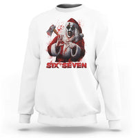 67 Terrifier Santa Horror Christmas Sweatshirt Funny Six Seven Meme Holiday Movie - Wonder Print Shop
