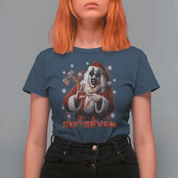 67 Terrifier Santa Horror Christmas T Shirt For Women Funny Six Seven Meme Holiday Movie - Wonder Print Shop