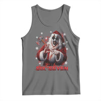 67 Terrifier Santa Horror Christmas Tank Top Funny Six Seven Meme Holiday Movie - Wonder Print Shop