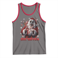 67 Terrifier Santa Horror Christmas Tank Top Funny Six Seven Meme Holiday Movie - Wonder Print Shop