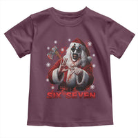 67 Terrifier Santa Horror Christmas Toddler T Shirt Funny Six Seven Meme Holiday Movie - Wonder Print Shop
