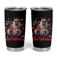67 Terrifier Santa Horror Christmas Tumbler Cup Funny Six Seven Meme Holiday Movie - Wonder Print Shop
