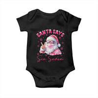 67 Six Seven Pink Santa Christmas Meme Baby Onesie - Wonder Print Shop