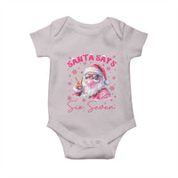 67 Six Seven Pink Santa Christmas Meme Baby Onesie - Wonder Print Shop