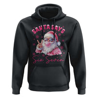 67 Six Seven Pink Santa Christmas Meme Hoodie - Wonder Print Shop