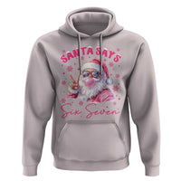 67 Six Seven Pink Santa Christmas Meme Hoodie - Wonder Print Shop