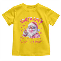 67 Six Seven Pink Santa Christmas Meme Toddler T Shirt - Wonder Print Shop