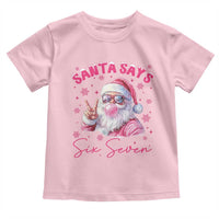 67 Six Seven Pink Santa Christmas Meme Toddler T Shirt - Wonder Print Shop