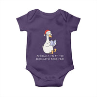 Silly Goose Bookish Christmas Baby Onesie Mentally I Am At The Scholastic Book Fair - Wonder Print Shop