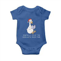 Silly Goose Bookish Christmas Baby Onesie Mentally I Am At The Scholastic Book Fair - Wonder Print Shop