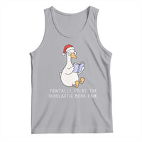 Silly Goose Bookish Christmas Tank Top Mentally I Am At The Scholastic Book Fair - Wonder Print Shop