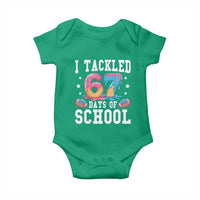 67 Days Of School Baby Onesie Six Seven Sports American Football Ice Cream Drip - Wonder Print Shop