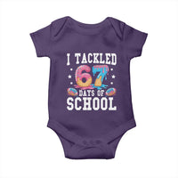 67 Days Of School Baby Onesie Six Seven Sports American Football Ice Cream Drip - Wonder Print Shop