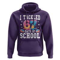67 Days Of School Hoodie Six Seven Sports American Football Ice Cream Drip - Wonder Print Shop