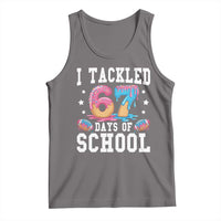 67 Days Of School Tank Top Six Seven Sports American Football Ice Cream Drip - Wonder Print Shop