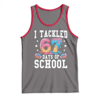 67 Days Of School Tank Top Six Seven Sports American Football Ice Cream Drip - Wonder Print Shop
