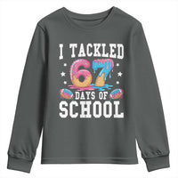 67 Days Of School Youth Sweatshirt Six Seven Sports American Football Ice Cream Drip - Wonder Print Shop