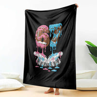 67 Football Meme Throw Blanket Six Seven Sports American Football Ice Cream Drip - Wonder Print Shop