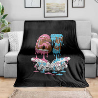 67 Football Meme Throw Blanket Six Seven Sports American Football Ice Cream Drip - Wonder Print Shop