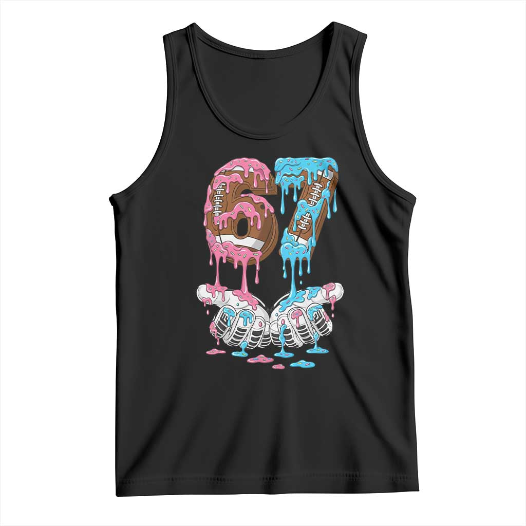 67 Football Meme Tank Top Six Seven Sports American Football Ice Cream Drip - Wonder Print Shop