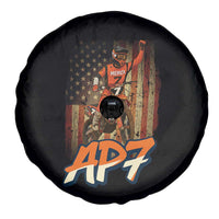 Dirt Bike American Flag Spare Tire Cover - Wonder Print Shop