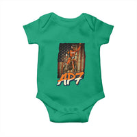 Dirt Bike American Flag Baby Onesie - Wonder Print Shop