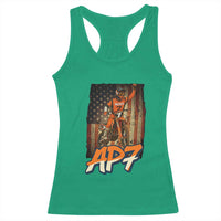 Dirt Bike American Flag Racerback Tank Top - Wonder Print Shop