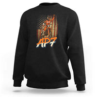Dirt Bike American Flag Sweatshirt - Wonder Print Shop