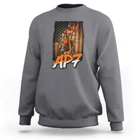 Dirt Bike American Flag Sweatshirt - Wonder Print Shop