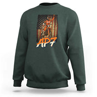 Dirt Bike American Flag Sweatshirt - Wonder Print Shop