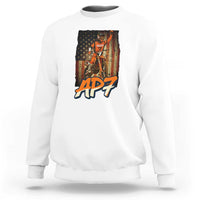 Dirt Bike American Flag Sweatshirt - Wonder Print Shop