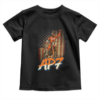 Dirt Bike American Flag Toddler T Shirt - Wonder Print Shop