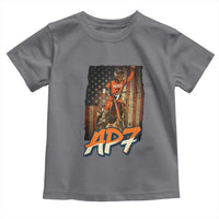 Dirt Bike American Flag Toddler T Shirt - Wonder Print Shop