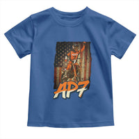 Dirt Bike American Flag Toddler T Shirt - Wonder Print Shop
