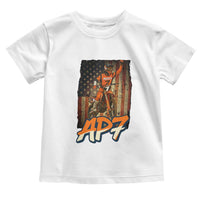 Dirt Bike American Flag Toddler T Shirt - Wonder Print Shop