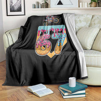67 Six Seven Meme Throw Blanket Funny Dirt Bike Motocross Ice Cream Drip - Wonder Print Shop