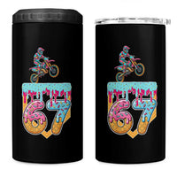 67 Six Seven Meme 4 in 1 Can Cooler Tumbler Funny Dirt Bike Motocross Ice Cream Drip - Wonder Print Shop