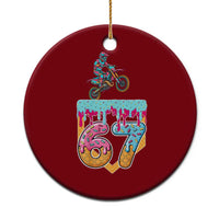 67 Six Seven Meme Ceramic Ornament Funny Dirt Bike Motocross Ice Cream Drip - Wonder Print Shop