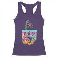 67 Six Seven Meme Racerback Tank Top Funny Dirt Bike Motocross Ice Cream Drip - Wonder Print Shop