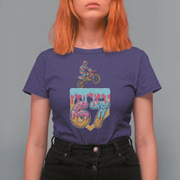 67 Six Seven Meme T Shirt For Women Funny Dirt Bike Motocross Ice Cream Drip - Wonder Print Shop
