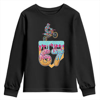 67 Six Seven Meme Youth Sweatshirt Funny Dirt Bike Motocross Ice Cream Drip - Wonder Print Shop