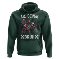 67 Bruh Meme Hoodie Funny Six Seven Dirt Bike Patriotic American Flag - Wonder Print Shop