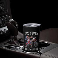 67 Bruh Meme Tumbler Cup Funny Six Seven Dirt Bike Patriotic American Flag - Wonder Print Shop