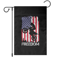 Freedom Motocross Dirt Bike Garden Flag Patriotic American Flag - Wonder Print Shop
